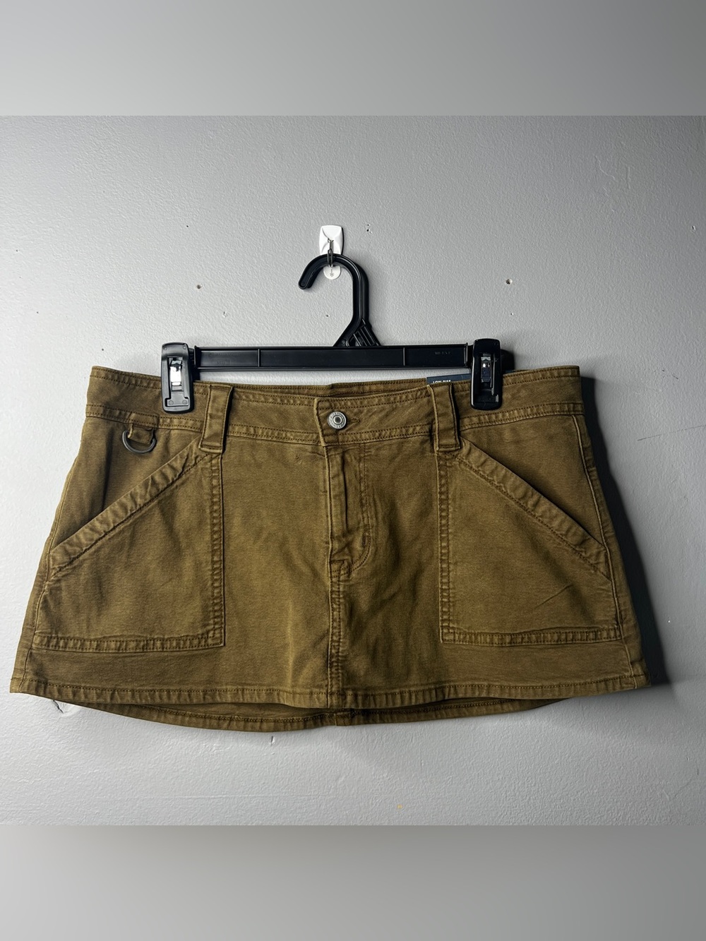 American Eagle Outfitters Olive Green Utility Mini Skirt